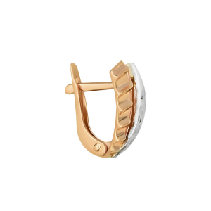 Серьги из красного золота