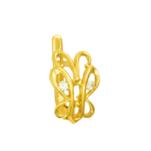Серьги из желтого золота
