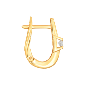 Серьги из красного золота