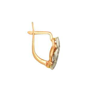 Серьги из красного золота