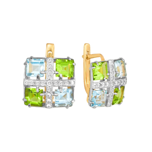 Серьги из красного золота Серьги из красного золота
