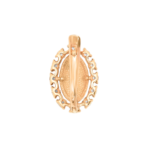 Серьги из красного золота