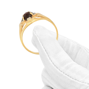 Кольцо из красного золота