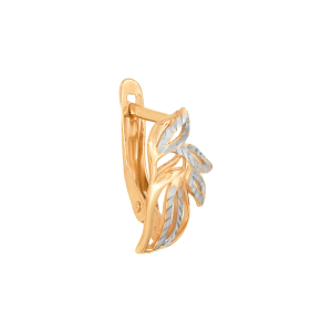 Серьги из красного золота