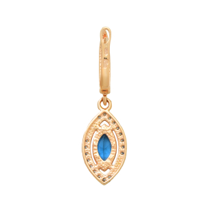 Серьги из красного золота