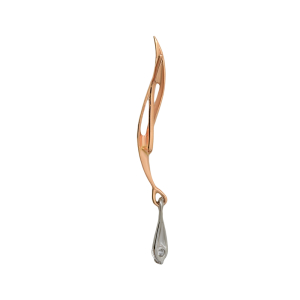 Серьги из красного золота