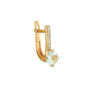 Серьги из красного золота