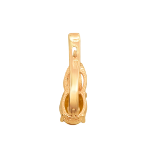 Серьги из красного золота