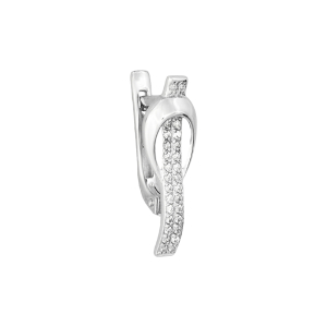 Серьги из белого золота