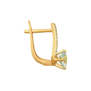 Серьги из красного золота