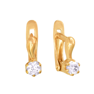 Серьги из красного золота Серьги из красного золота