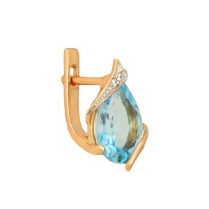 Серьги из красного золота Серьги из красного золота