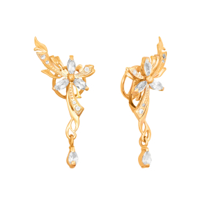 Серьги из красного золота
