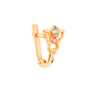 Серьги из красного золота