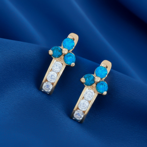 Серьги из красного золота Серьги из красного золота