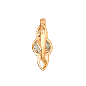 Серьги из красного золота