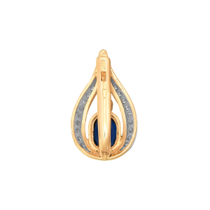 Серьги из красного золота