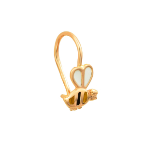 Серьги из красного золота