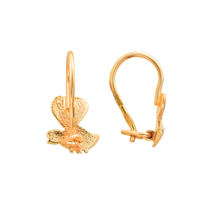 Серьги из красного золота
