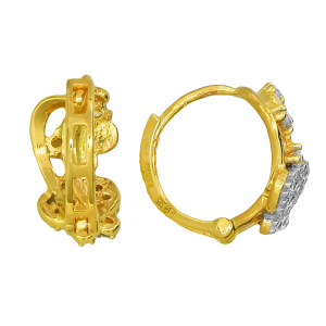 Серьги из желтого золота