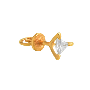 Серьги из красного золота