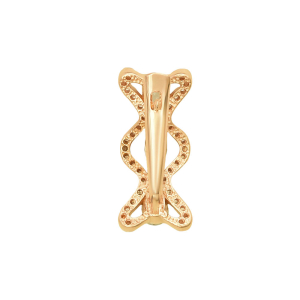 Серьги из красного золота