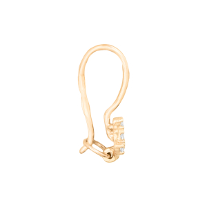 Серьги из красного золота