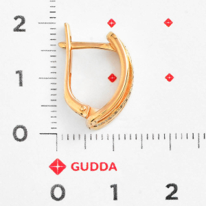 Серьги из красного золота Серьги из красного золота