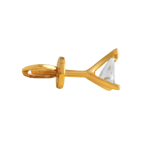 Серьги из красного золота
