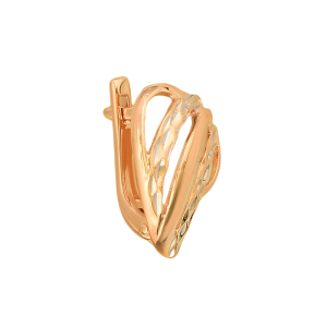 Серьги из красного золота