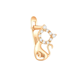 Серьги из красного золота Серьги из красного золота