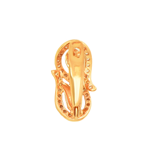 Серьги из красного золота