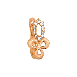 Серьги из красного золота