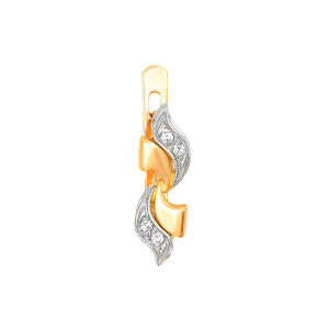 Серьги из красного золота