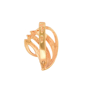 Серьги из красного золота