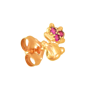 Серьги из красного золота