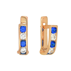 Серьги из красного золота Серьги из красного золота