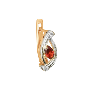 Серьги из красного золота Серьги из красного золота