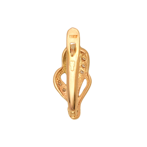 Серьги из красного золота