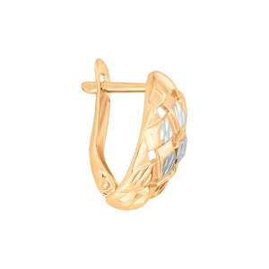 Серьги из красного золота