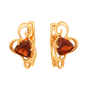 Серьги из красного золота Серьги из красного золота