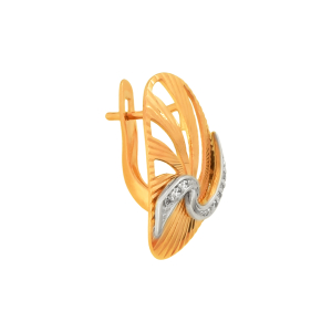 Серьги из красного золота