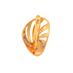 Серьги из красного золота