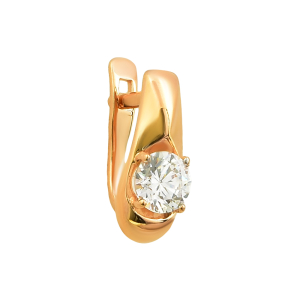 Серьги из красного золота