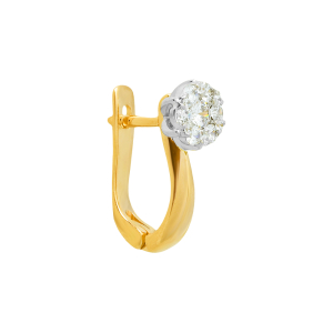 Серьги из красного золота