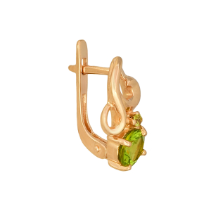 Серьги из красного золота