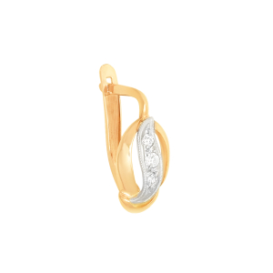 Серьги из красного золота