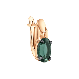 Серьги из красного золота