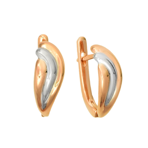 Серьги из красного золота