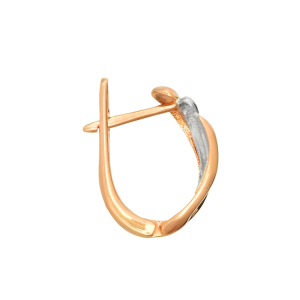 Серьги из красного золота